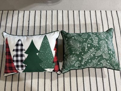 Indoor/Outdoor Christmas Pillows