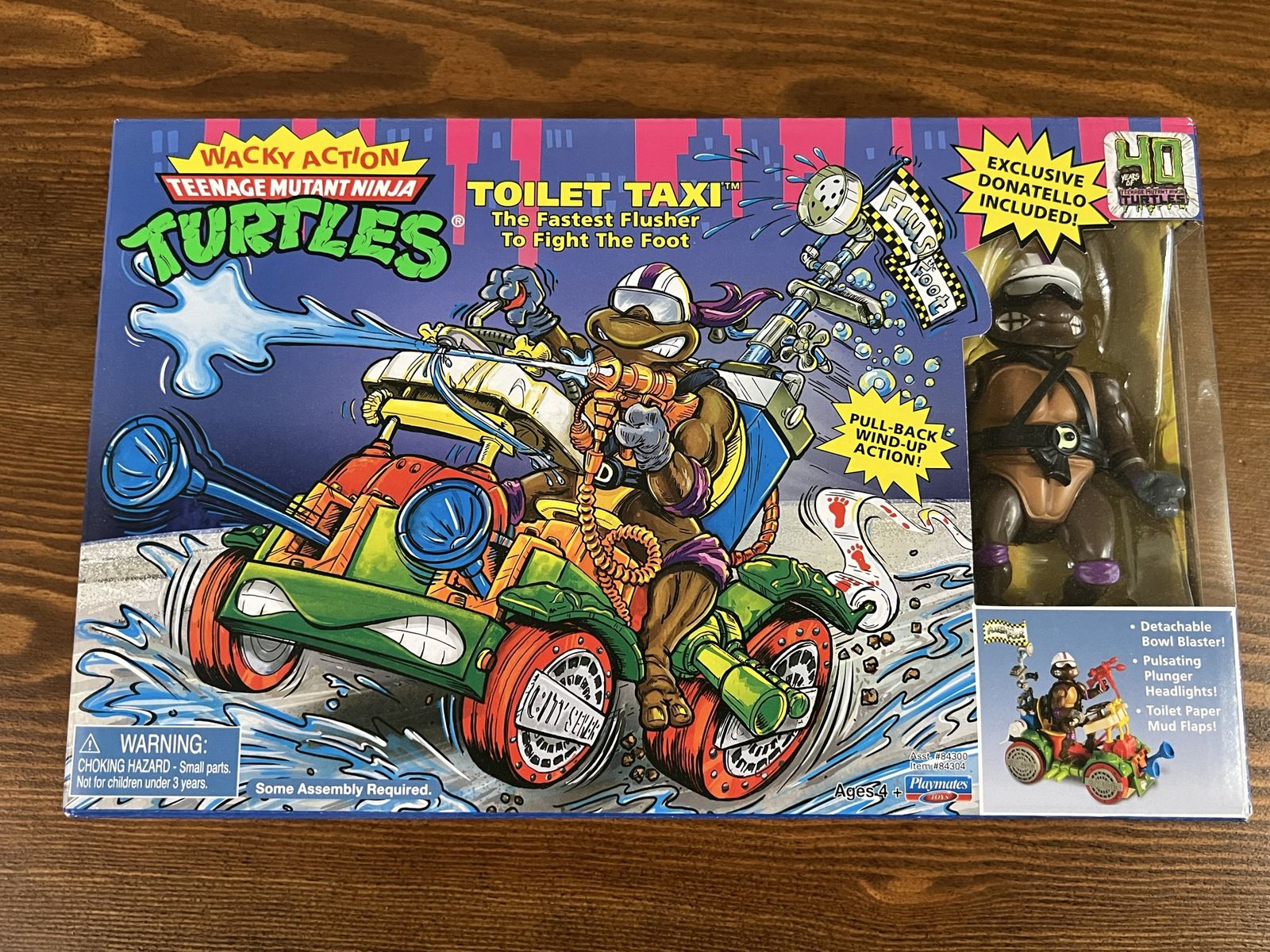 TMNT 40th Anniversary Toilet Taxi