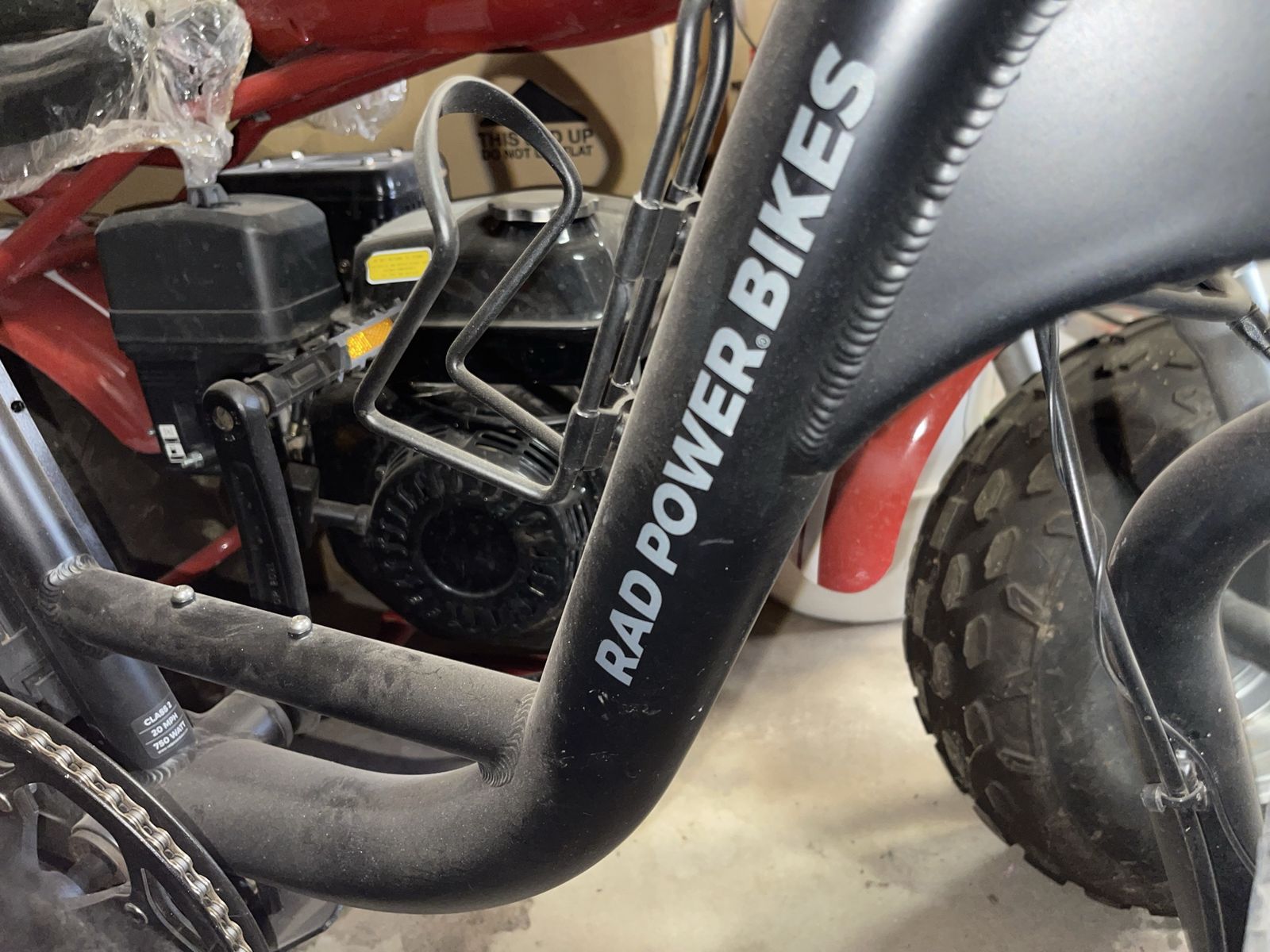 Electric bicycle cargo