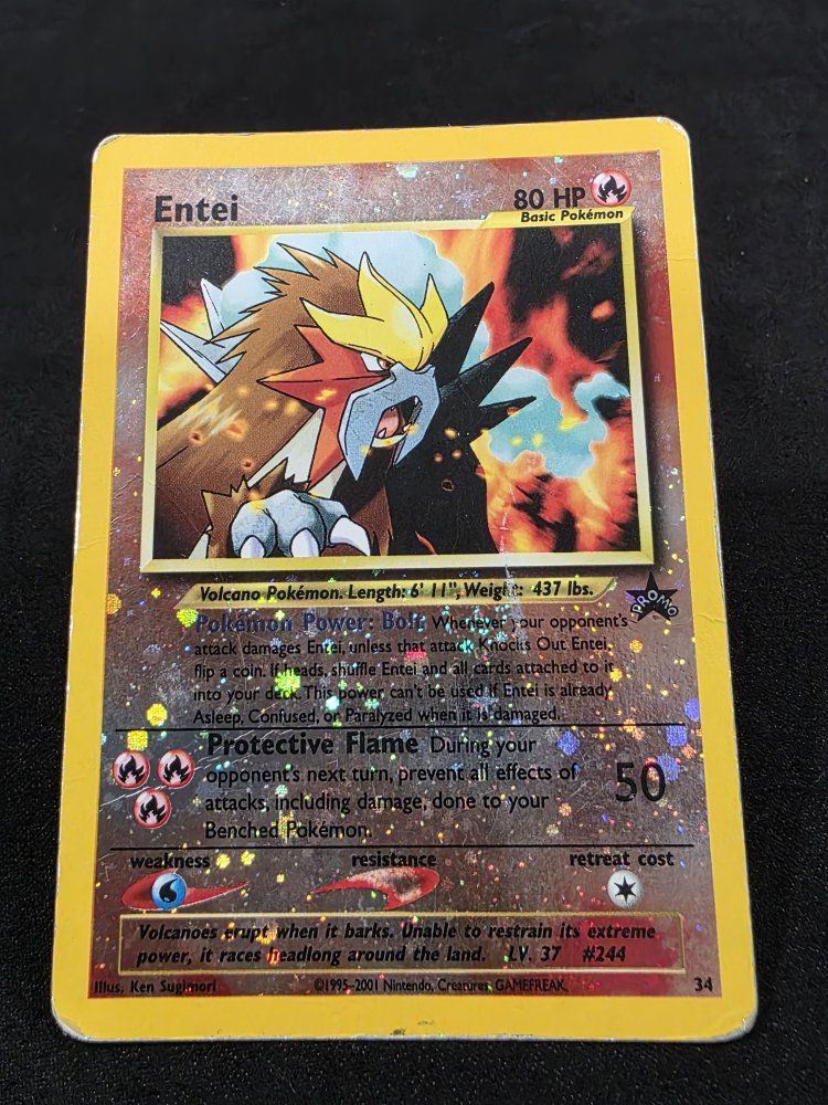 Entei Promo #34 Reverse Holo Damaged [1.24]