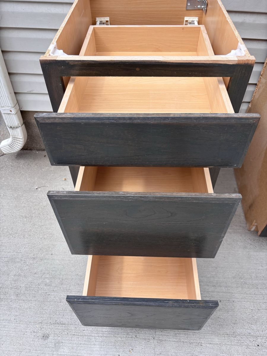 Base Kitchen Cabinet Drawers 18x24x35