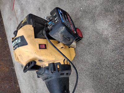 Weed eater bolens start with starting fluid and di