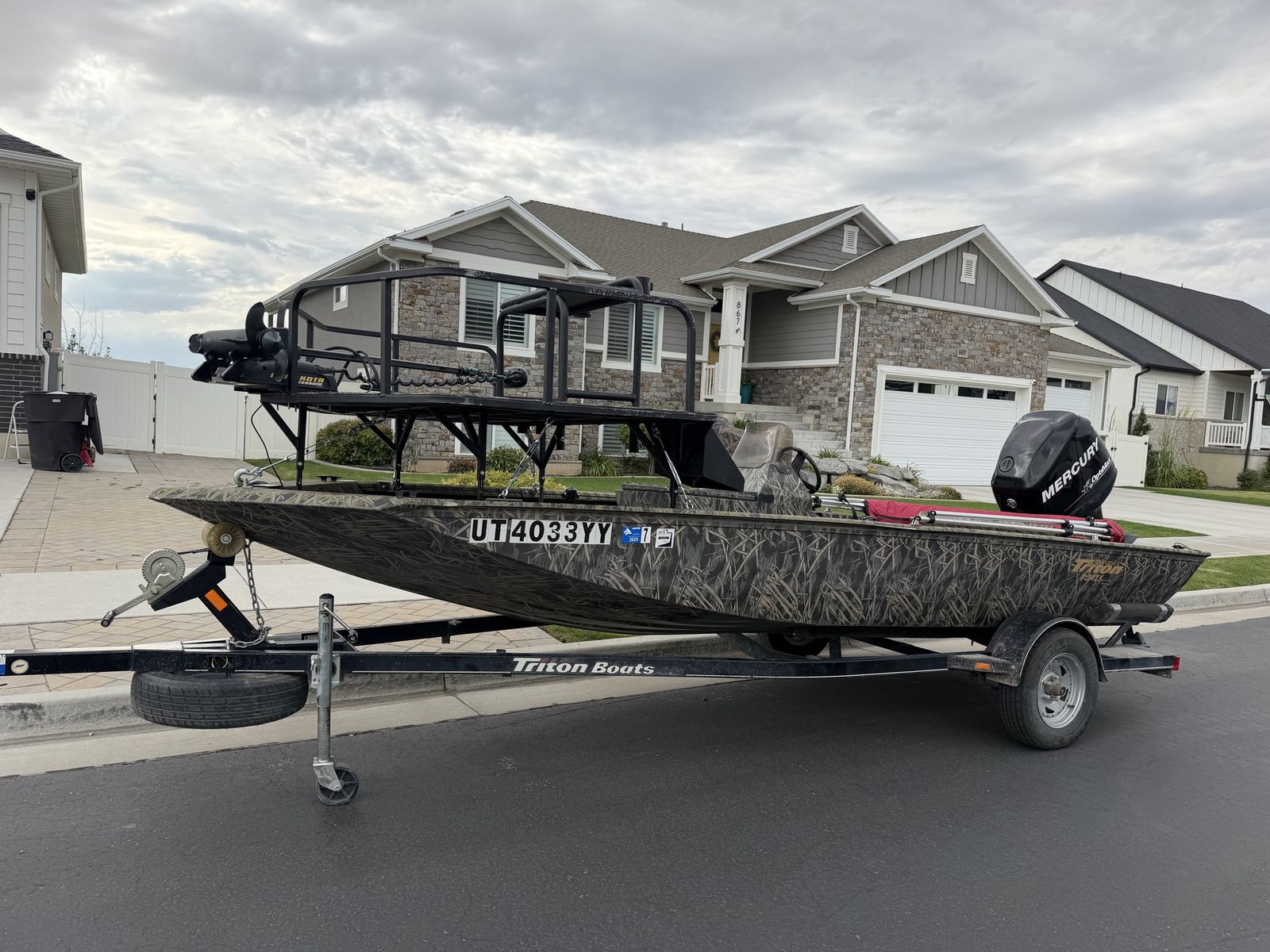 2008 Triton 170 DS-SC 75HP Mercury Optimax Bowfishing/Hunting/Fishing