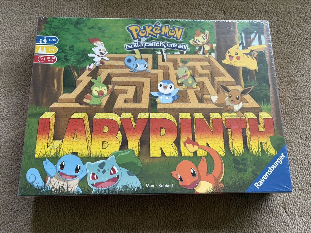 NEW Labyrinth: Pokemon Edition Game