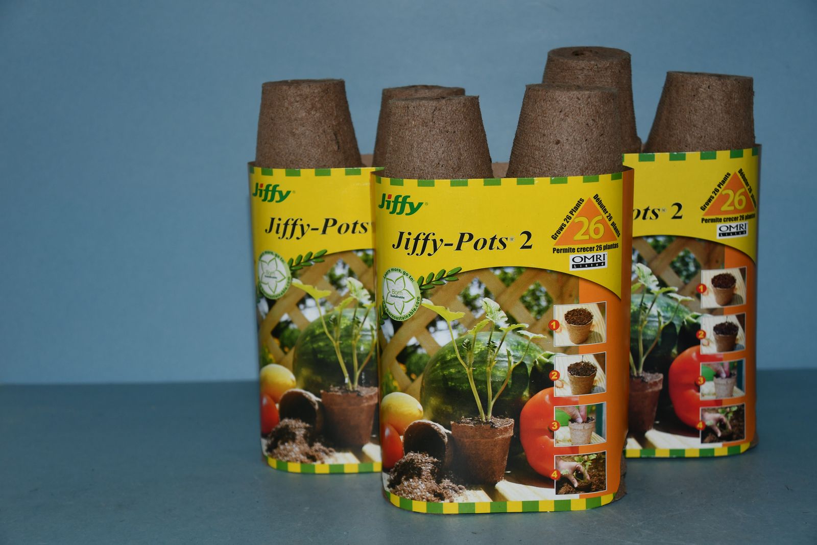 78 NEW JIFFY PEAT POTS ~ 2" ~ GARDENING ~ STARTING SEEDS ~ ALL FOR $5