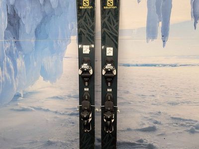 Used Salomon QST 118 185cm Ski w/ Salomon Warden 13 Demo Bindings - 19/20