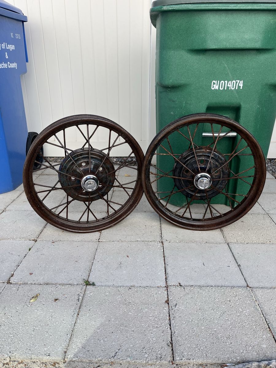 2. Ford model A wire wheels