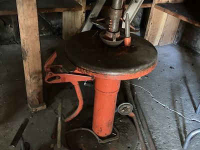 Vintage tire machine