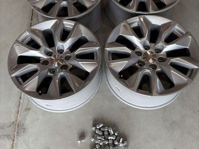 4 2026 20" Silverado Factory Wheels