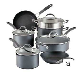 Brand new Circulon A1 Series with ScratchDefense 11-piece Non-Stick Cookware Set.