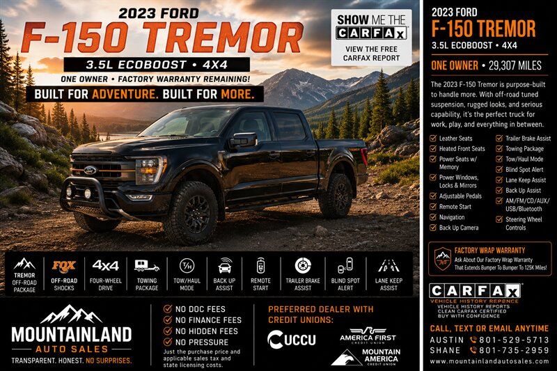 2023 Ford F-150 Tremor