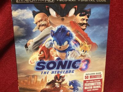 Sonic The Hedgehog 3 4K Ultra HD & Blu Ray