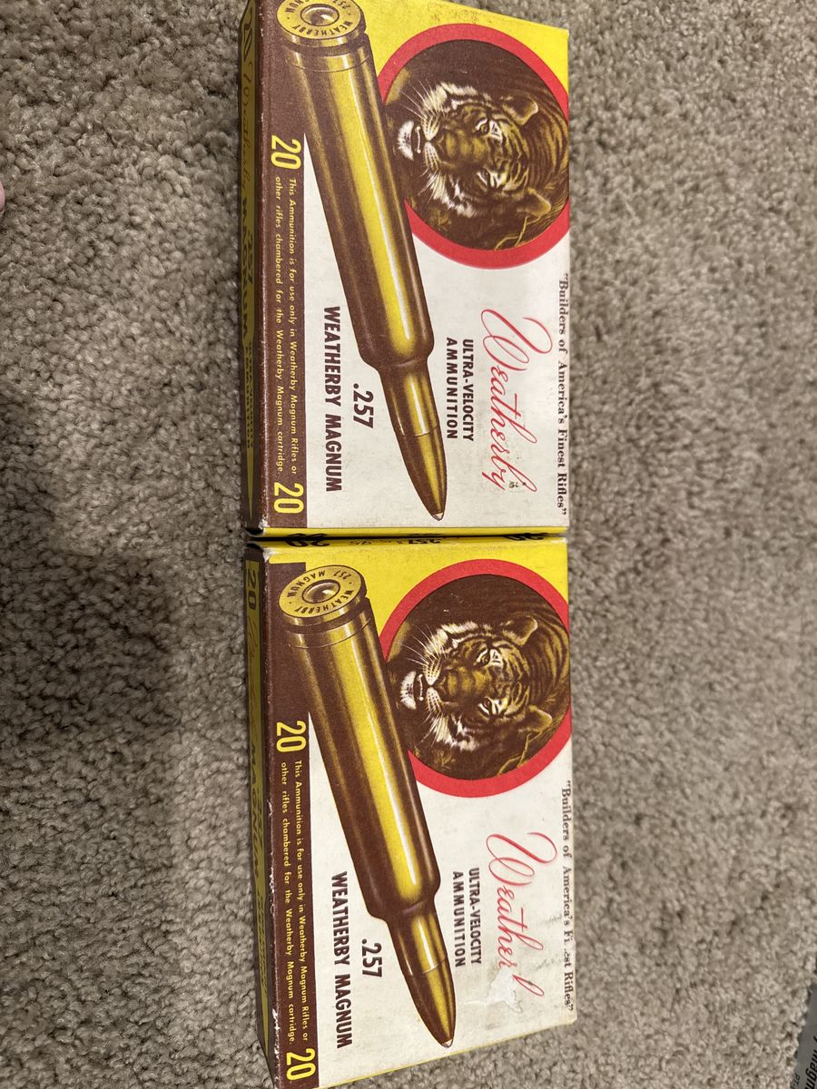Weatherby 257 Magnum ammunition