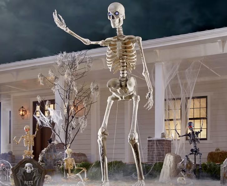 12FT Skelly Halloween Home Depot
