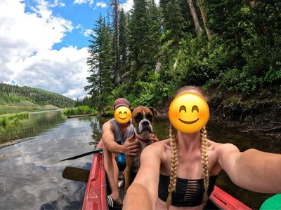 13’ Twin Heron Tandem Kayak & Accessories