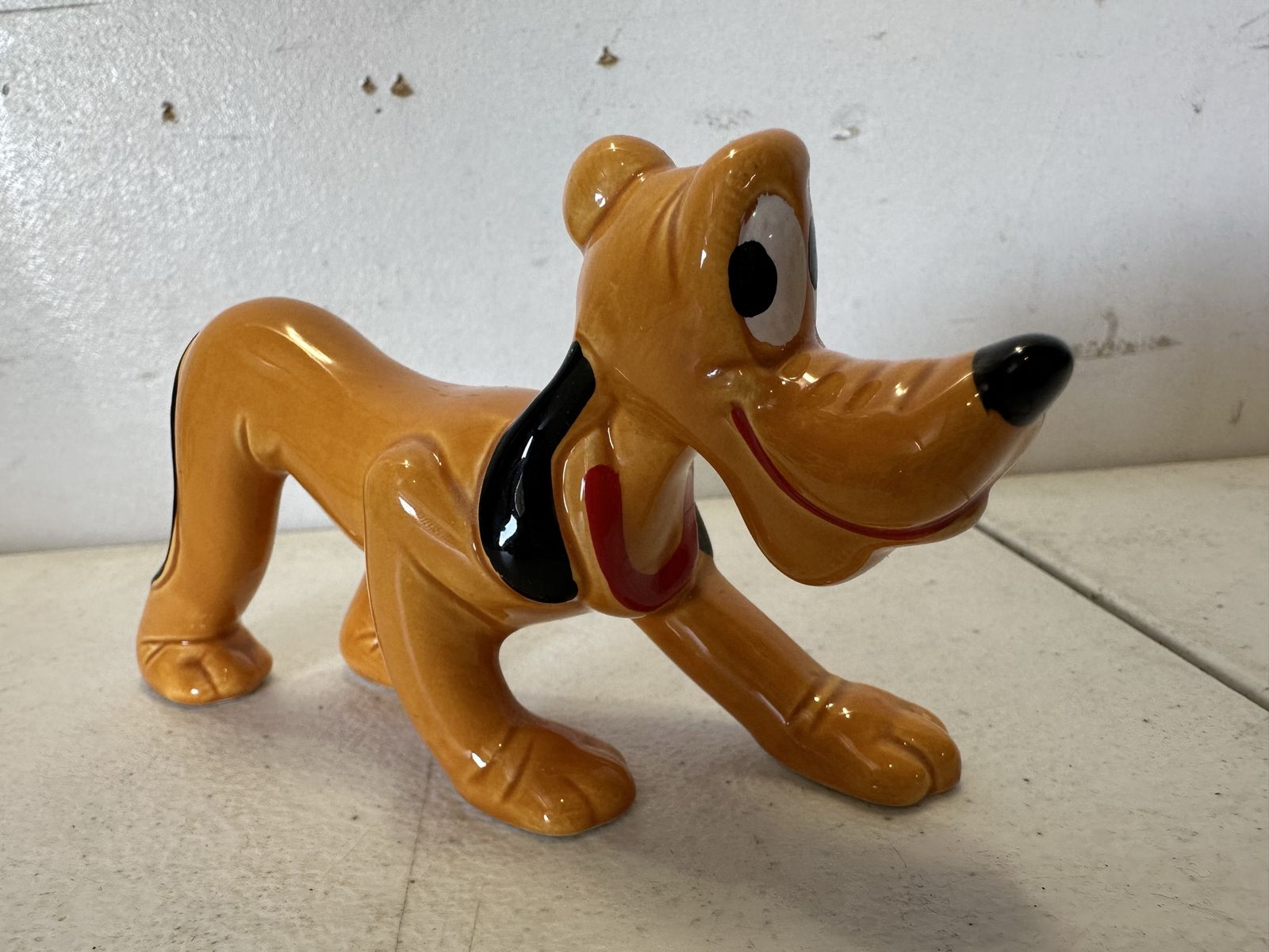 Vintage Disney Pluto Figurine Made In Japan