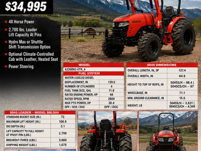 BAD BOY 5045H TRACTOR LOADER