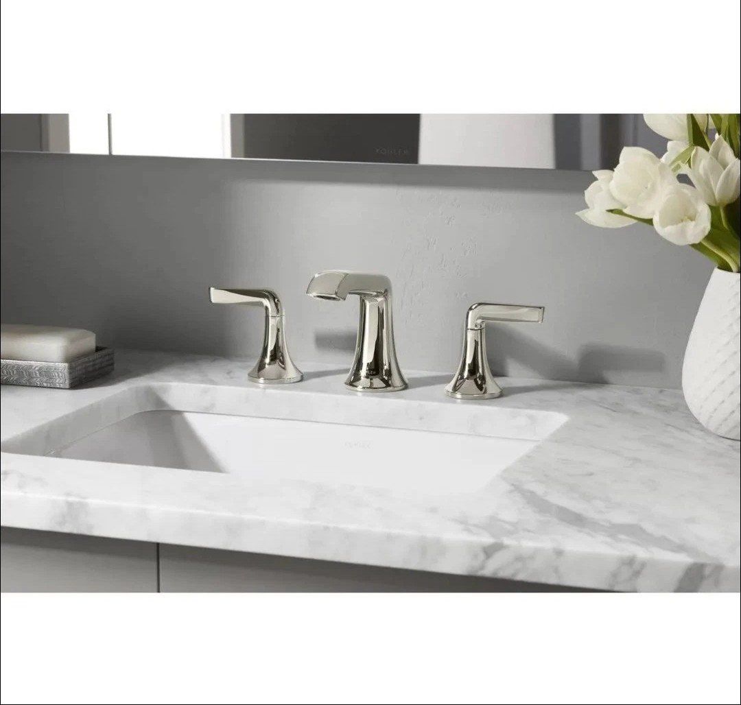 Kohler Caxton Rectangular Undermount Bathroom Sink White 20000-0