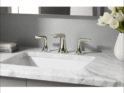 Kohler Caxton Rectangular Undermount Bathroom Sink White 20000-0