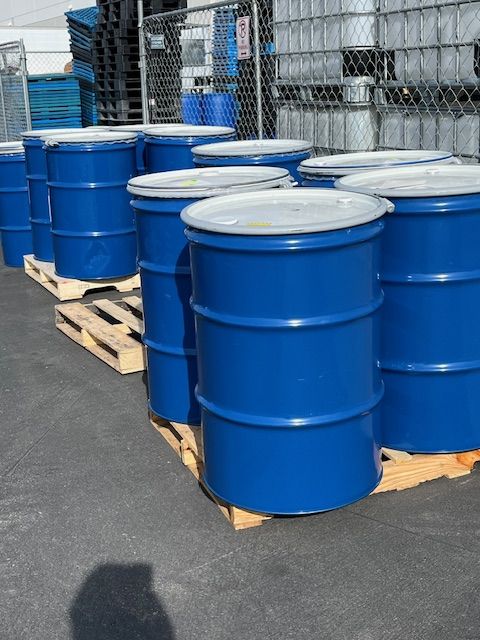 55-gallon Steel Open Top Barrels