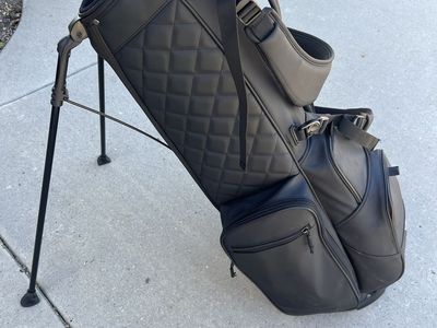 Uther leather golf bag