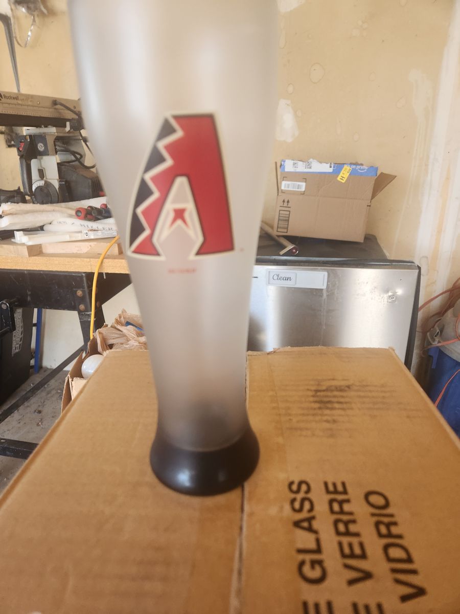 NIB frosted Diamondbacks beer pilsners