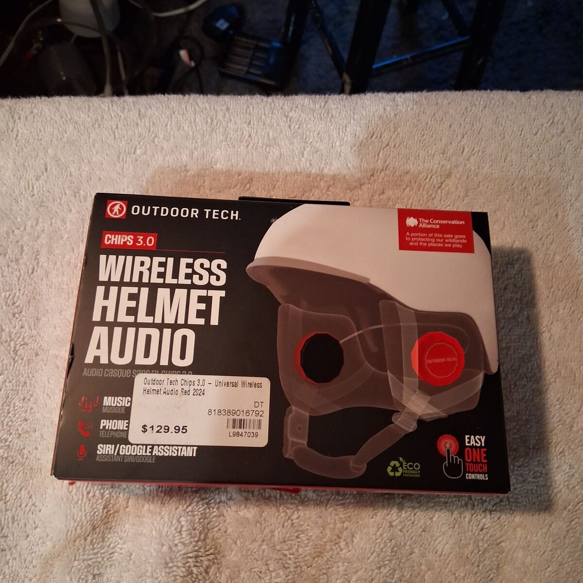 wireless helmet audio system.
