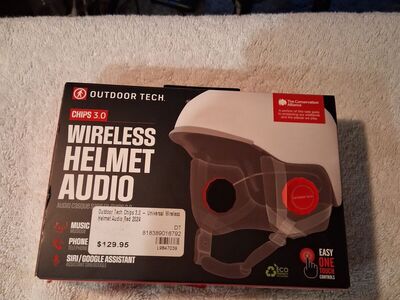 wireless helmet audio system.
