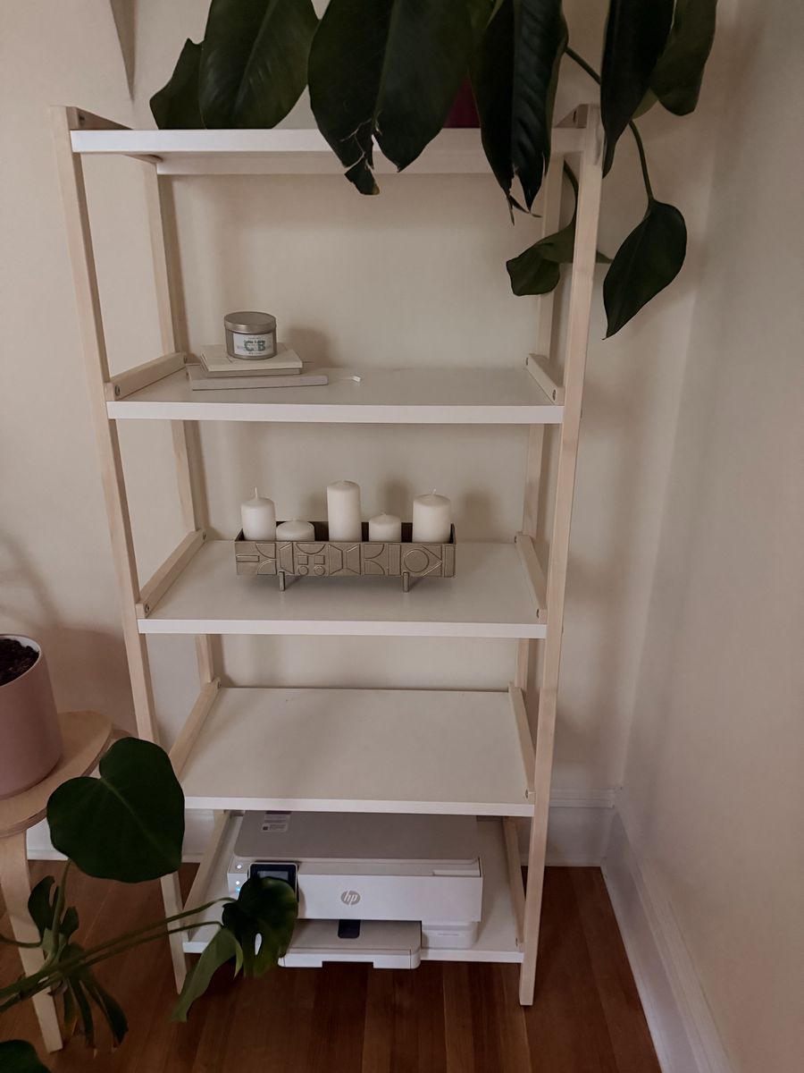 2 IKEA open shelf units