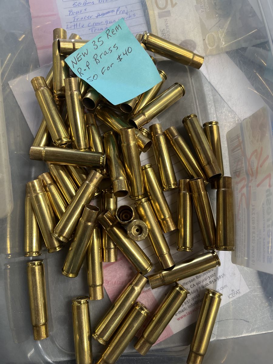 35 Rem Brass.