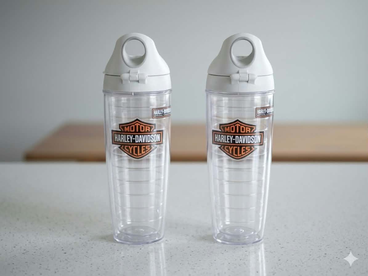 set of 2 Harley Davidson Tumblers