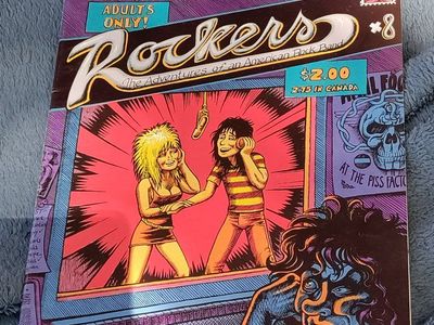 Rip Off Press Rockers #8 Comic Book - The Adventures of an American Rock Band, Adults Only
