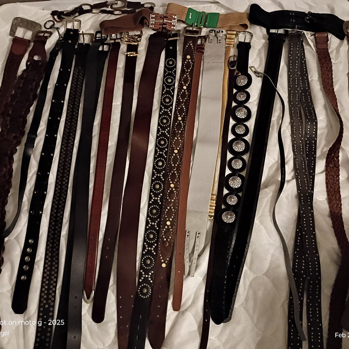 VARIETY OF NEW LADIES BELTS