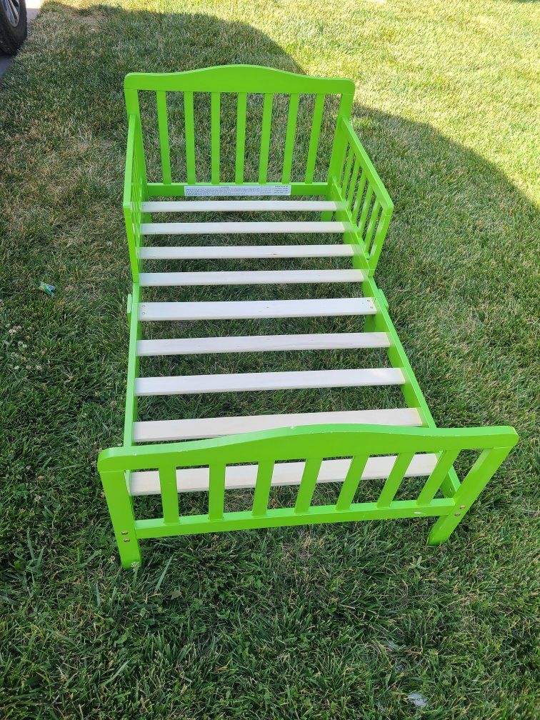 Green Toddler Bed Frame
