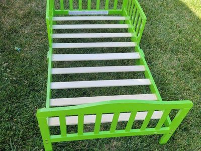 Green Toddler Bed Frame