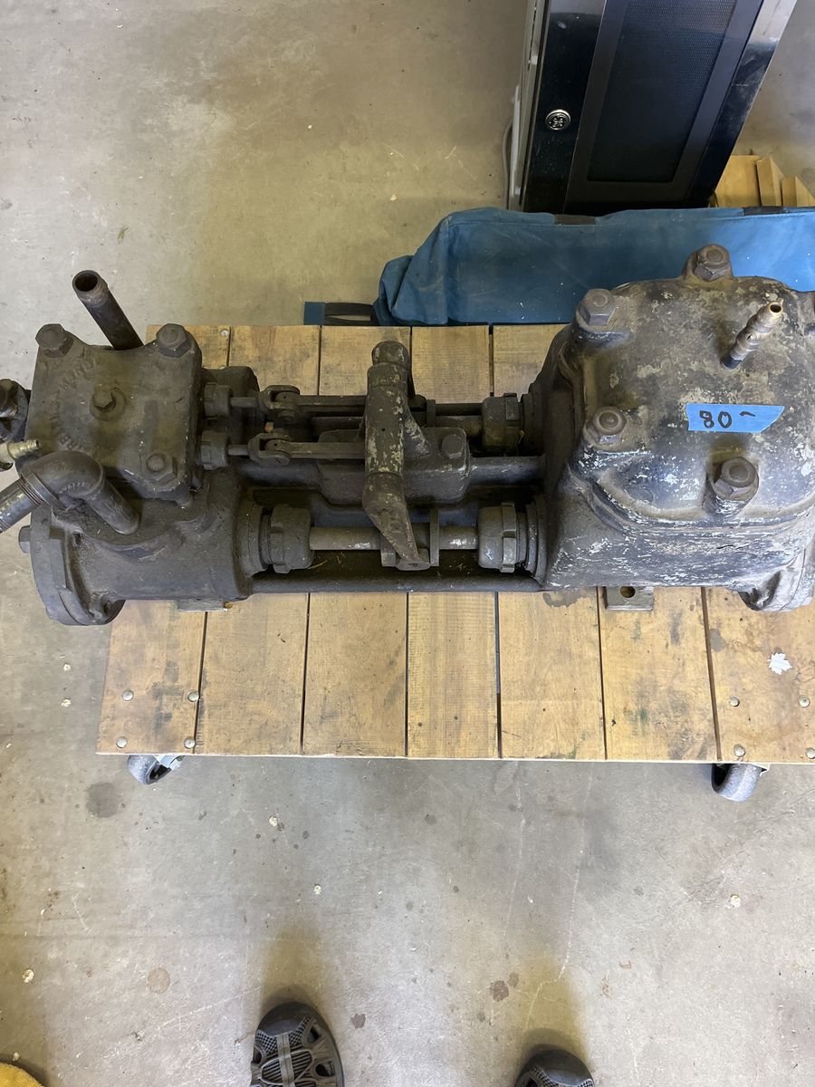Air or steam driven water pump