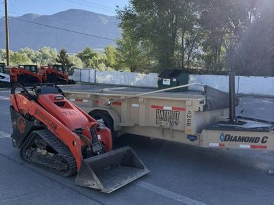 Compact Combo That Still Gets Work Done – Kubota SCL1000 Mini Track Loader + 7x14 Dump Trailer