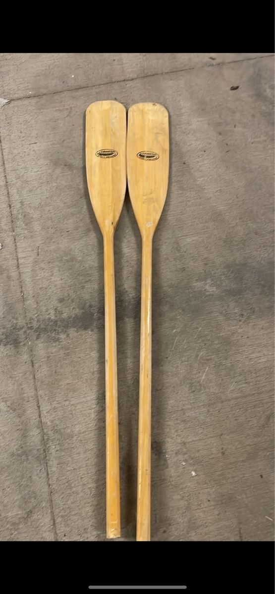 Pair of Wooden Canoe/Boat Paddles - Good Condition