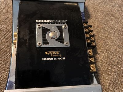 Sound Storm Laboratories 100w4 Channel Amp