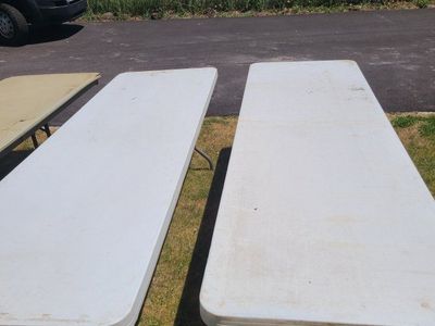 8ft Plastic Folding Table