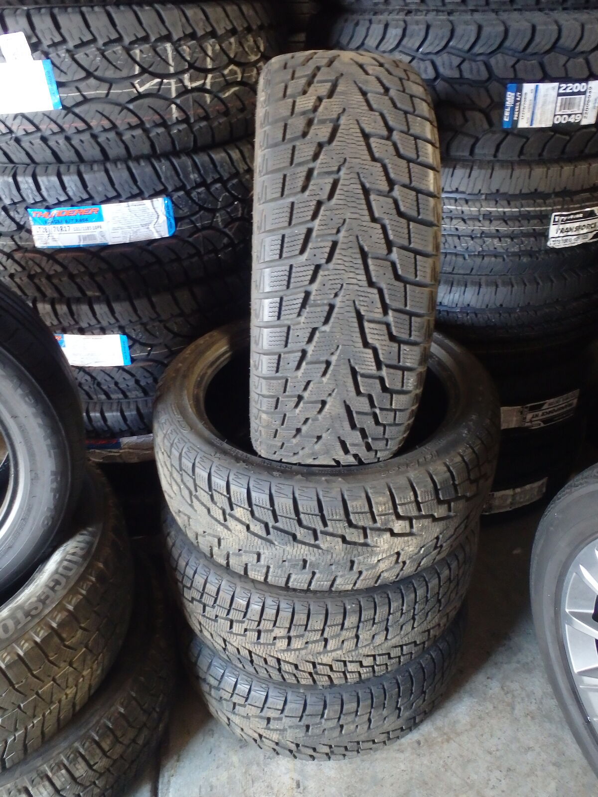 215/45R17 GT RADIAL ICE PRO 3 SET OF USED WINTER TIRES