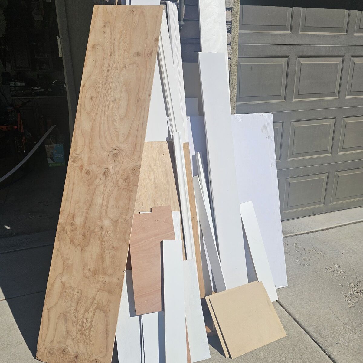 Boards, shelves, and Plywood