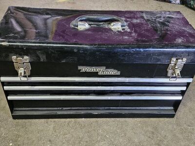 Toolbox full of various tools.