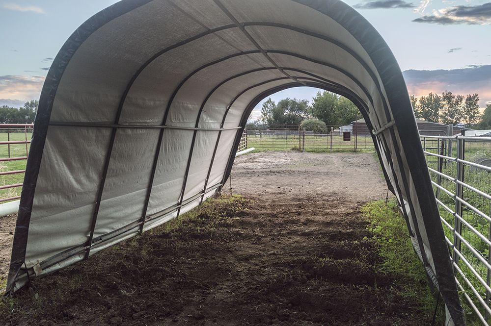 Shelter Logic Round Style Livestock or Garage Shelters