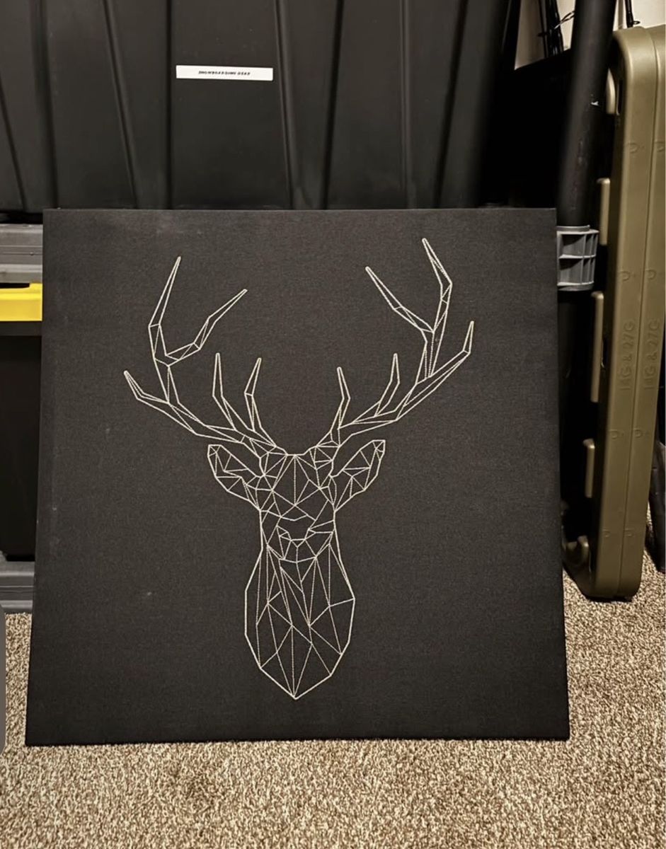 Black & White Deer Wall Art