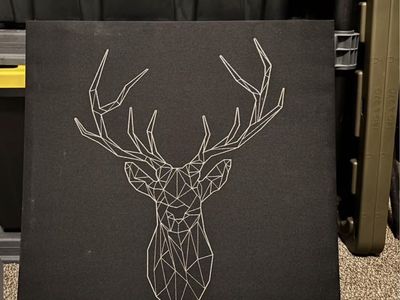 Black & White Deer Wall Art