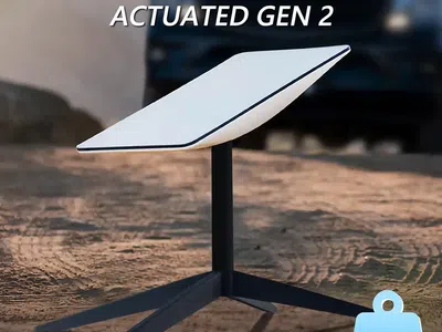 Starlink Gen 2 Dish and router,
