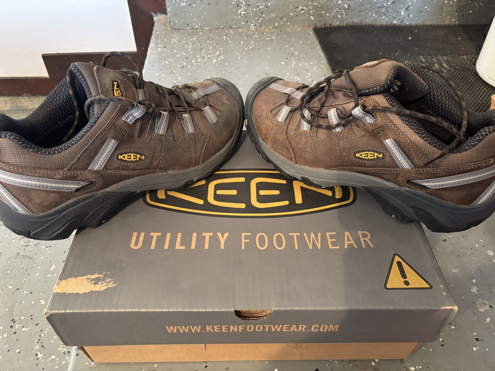 Two Pair Of Safty Shoes