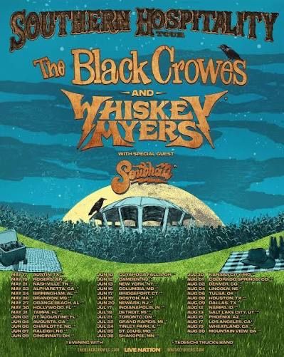 The Black Crowes and Whiskey Myers with Southall at UFCUA Box Suite 7
