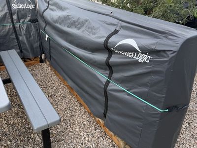 Firewood with ShelterLogic Stand and Cover - Approx 3 Cords Available